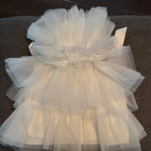 Elegant White Mini Dress